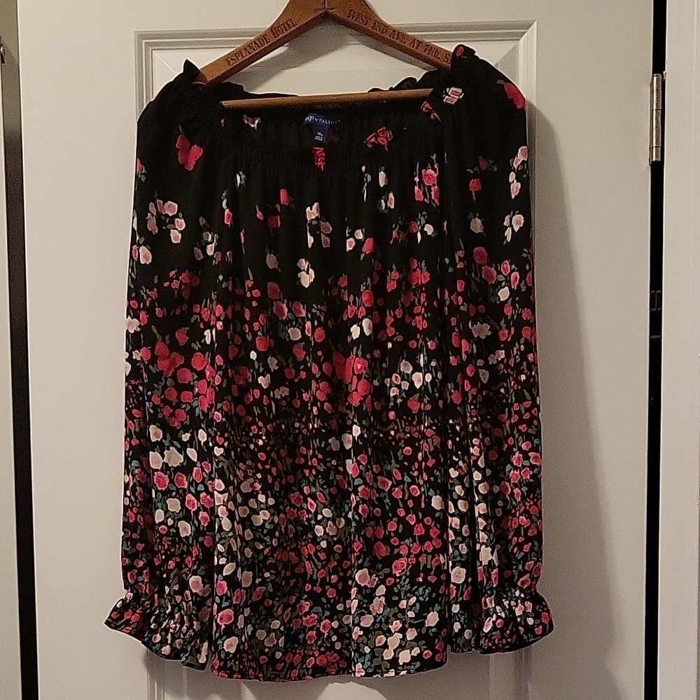 Talbots Multicolor Floral Blouse
